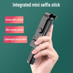 4 In 1 Tripod Phone Stand Holder Selfie Stick With LED Fill Light Tripod Monopod Wireless Bluetooth