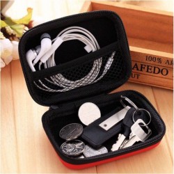 Headset Earphone Usb Data Cable Charger Coin Storage Pouch