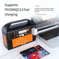Portable outdoor power supply 220V/85000mAh 300W Peak 1000W Emergency power treatment equipment laptops mobile phones and other electronic devices charging treasure outdoor camping outdoor live emergency power